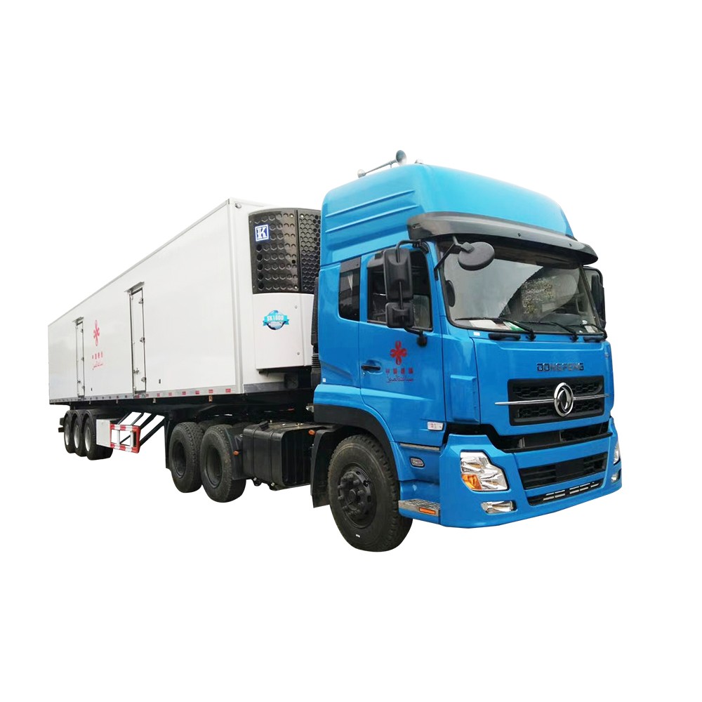 3 Axle 50 Ton Reefer 세미 트레일러