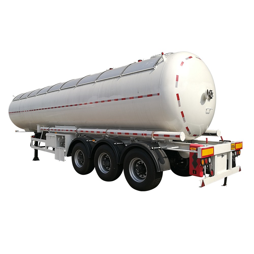 3 Axle 56000 Liter Lpg 세미 트레일러 with Awning